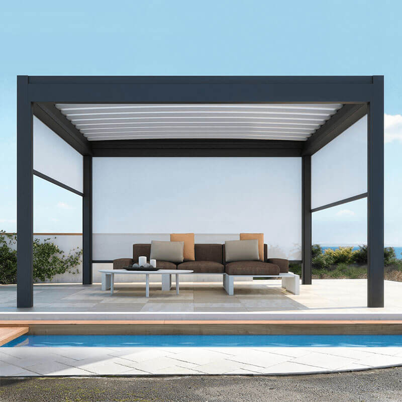 Heavy duty aluminium pergola