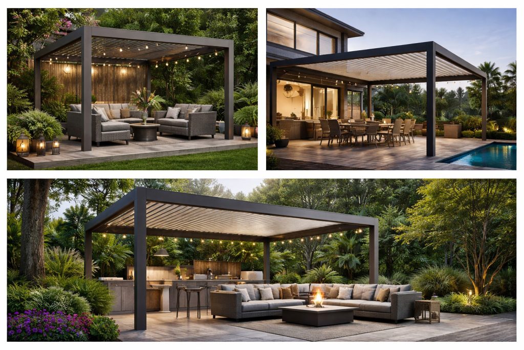 Custom Aluminum Pergola Kits and Collection
