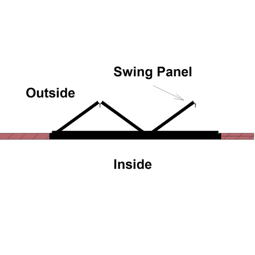 ERIS Eris 72 in. x 80 in. White Left Swing/Outswing Aluminum Folding Patio Door - Image 3